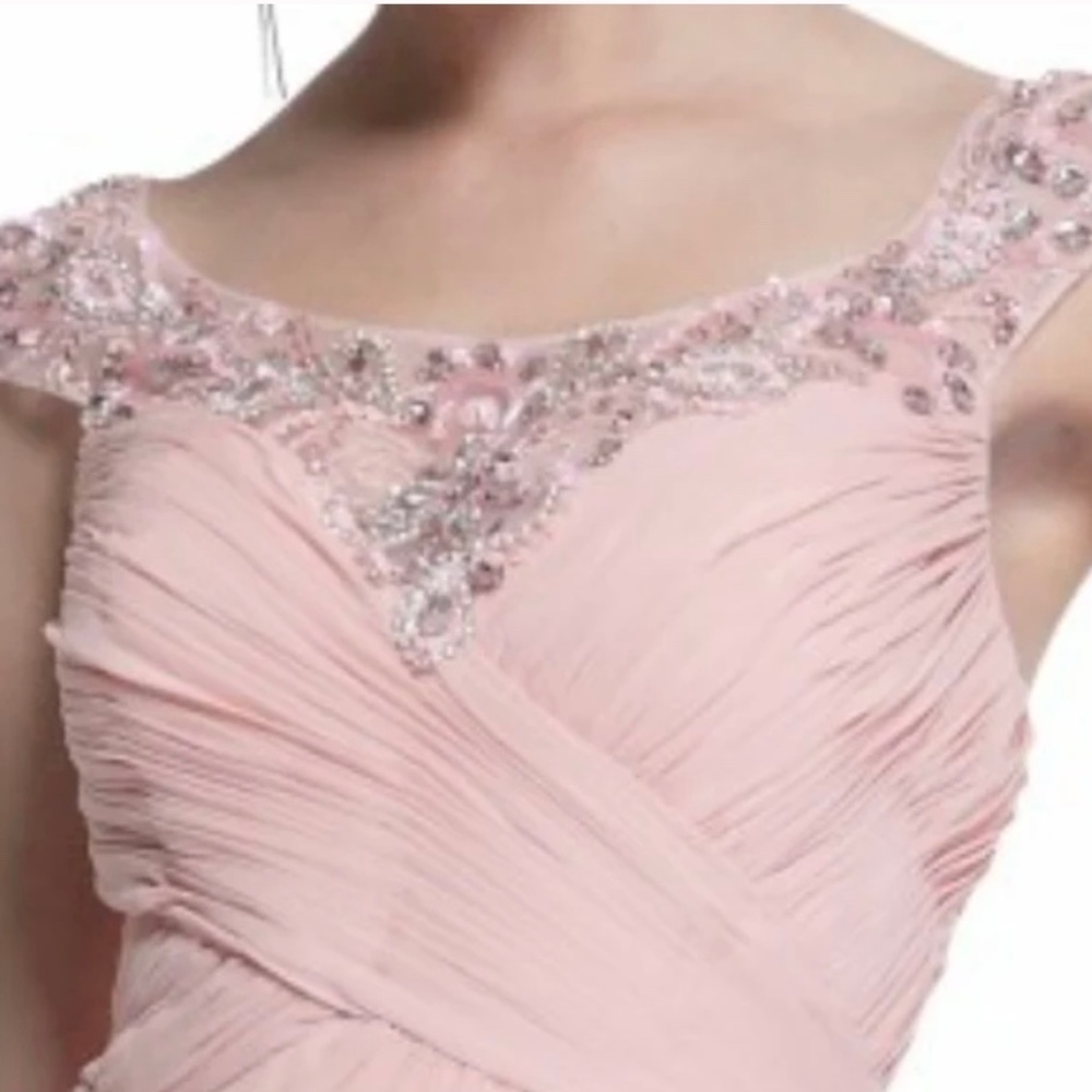 Blush Formal Gown, Prom,  Bridesmaid, Mother of Bride